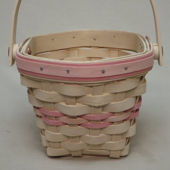 Longaberger 2001 Horizon of Hope /A.C.S. Basket Combo Complete with Lid - Picture 10 of 16